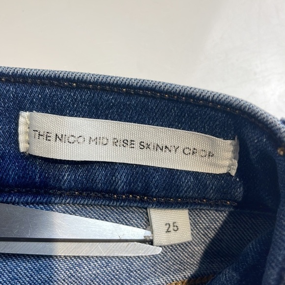 Denim Forum Nico Mid Rise Skinny Crop Size 25 - Picture 7 of 10